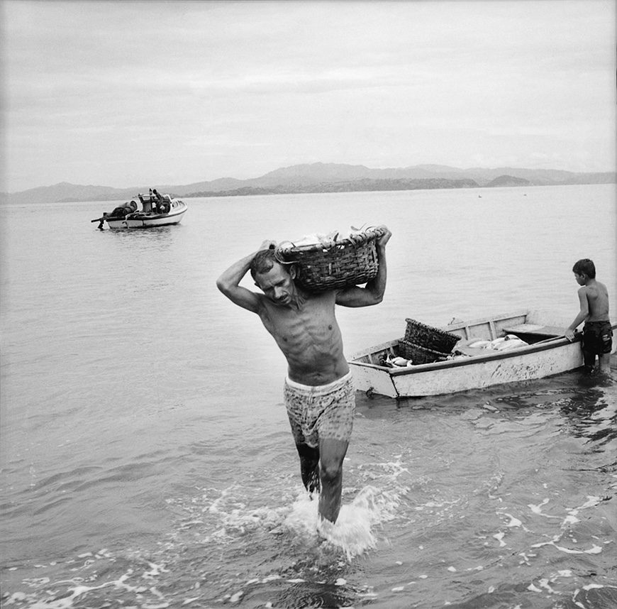 Fisherman with His Catch